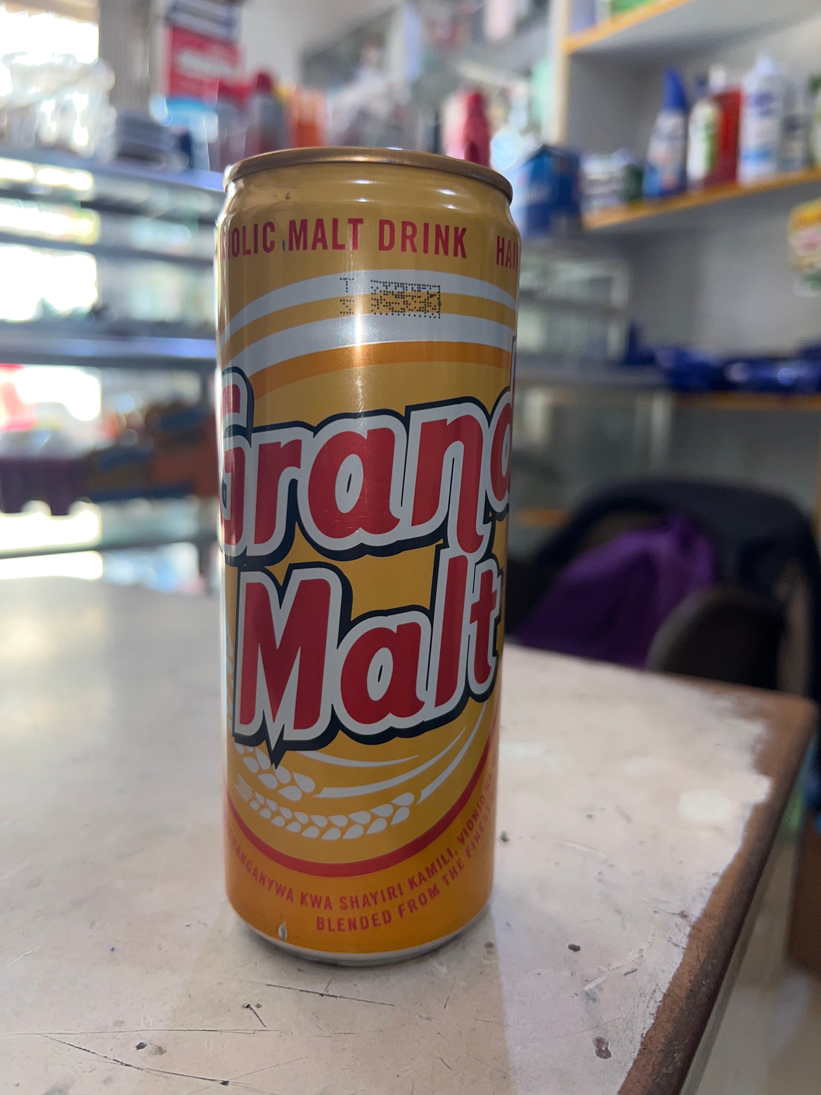Grand malt non alcohol malt drink 330 ml